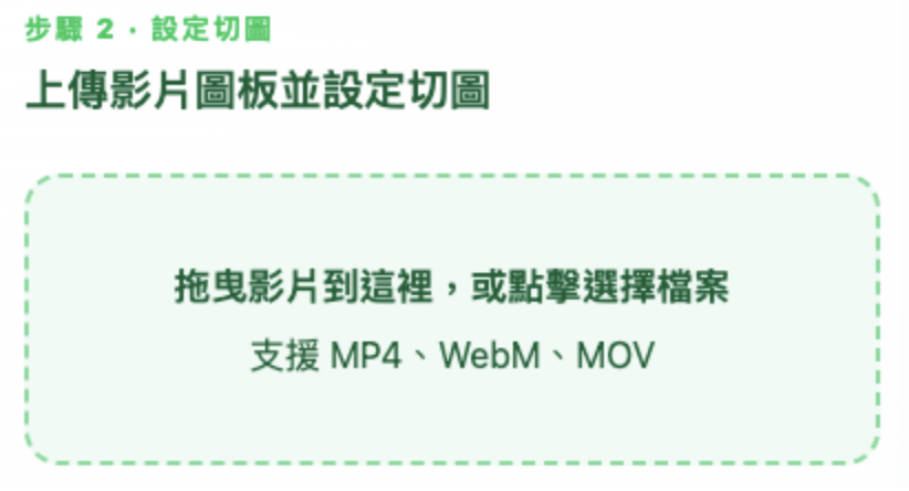 將影片轉成Line動態貼圖 操作參考圖 1